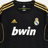 2011-2012 RMA Away Black Retro Soccer Jersey