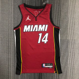 21-22 Heat HERRO #14 Red 75th Anniversary Trapeze Edition Top Quality Hot Pressing NBA Jersey