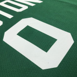 21-22 Celtics TATUM #0 Green 75th Anniversary Top Quality Hot Pressing NBA Jersey