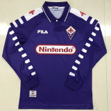 1998-1999 Fiorentina Home Retro Long Sleeve Soccer Jersey (长袖)