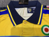 1999-2000 Parma Home Long Sleeve Retro Soccer Jersey