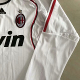 2006-2007 ACM Away White Long Sleeve Retro Soccer Jersey (长袖)(带决赛小字)