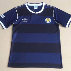 1986  Scotland Home Retro Soccer Jersey