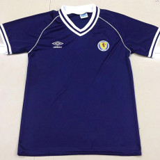 1982 Scotland Home Retro Soccer Jersey
