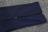 2022 Napoli Dark blue Kids Half Pull Tracksuit (童装) (半拉链)