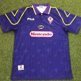 1997-1998 Fiorentina Home Retro Soccer Jersey