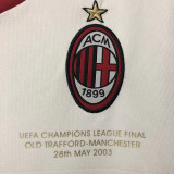 2002-2003 ACM Away Retro Soccer Jersey (带决赛字)