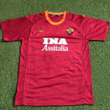 2000-2001 Roma Home Retro Soccer Jersey