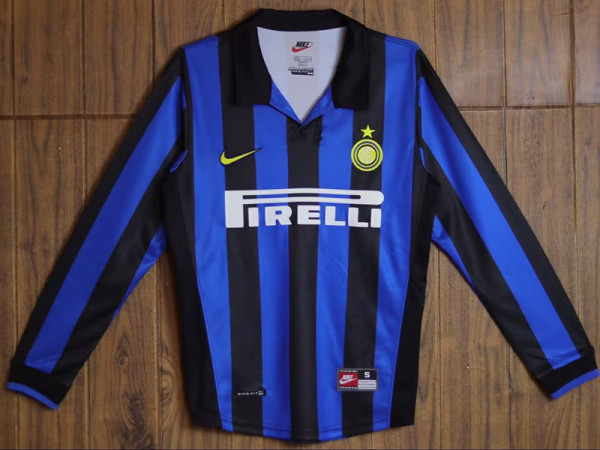 1998 INT Home Long Sleeve Retro Soccer Jersey (长袖)