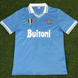 1986-1987 Napoli Home Blue Retro Soccer Jersey