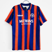 1993-1994 Rangers Away Retro Soccer Jersey