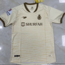 22-23 AL-Nassr Third Fans Soccer Jersey 胶标 右袖带广告