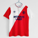 1987-1988 Rangers Away Retro Soccer Jersey