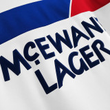1994 Rangers Away White Retro Soccer Jersey