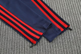 2022 Ajax Dark blue Kids Half Pull Tracksuit (童装) (半拉链)