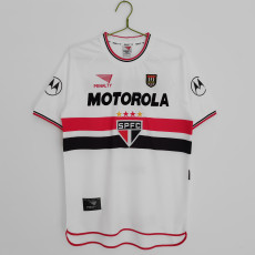 2000 Sao Paulo Home Round Neck Retro Soccer Jersey
