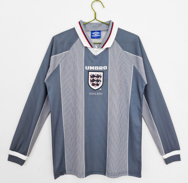 1996 England top Away Retro Soccer Jersey