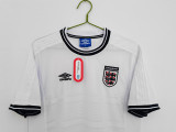 1999-2001 England Retro Home Soccer Jersey