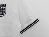 1999-2001 England Retro Home Soccer Jersey