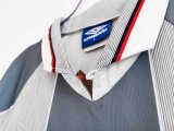 1996 England  Away Soccer Retro Jersey