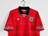 1990 England  Away Retro Soccer Jersey