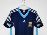 1998 Argentina  Away Soccer Jersey
