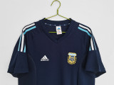 2002 Argentina Retro  Away Soccer Jersey