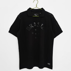 2013-2014 Brazilian Black Classic Player's Vintage Soccer Jersey