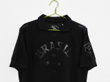 2013-2014 Brazilian Black Classic Player's Vintage Soccer Jersey