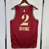 23-24 Cleveland Cavaliers IRVING #2 Red City Edition Top Quality Hot Pressing NBA Jersey