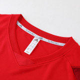 2023 AD03 Red Short-sleeved Trouser Suit