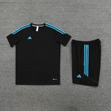 2023 AD02 Black Training Short Suit（蓝边）