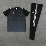 2023 AD05 Black Short-sleeved Trouser Suit