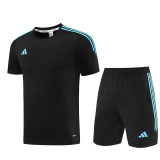2023 AD02 Black Training Short Suit(蓝边) 2023 AD02 Black Training Short Suit(蓝边)
