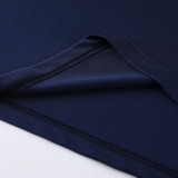 2023 AD02 Royal Blue Short-sleeved Trouser Suit