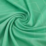 2023 AD05 Green Short-sleeved Trouser Suit