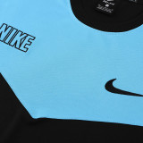 2023 NK Sky Blue Black Training Short Suit #ND03