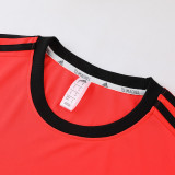 2023 AD02 Orange Short-sleeved Trouser Suit