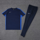 2023 NK ND02 Blue Short-sleeved Trouser Suit