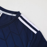 2023 AD05 Royal Blue Short-sleeved Trouser Suit