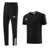2023 AD03 Black Short-sleeved Trouser Suit