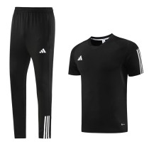 2023 AD03 Black Short-sleeved Trouser Suit