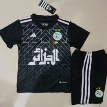 2023 Algeria Black Kids Soccer Jersey