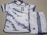 2023 Italy Away Kids Soccer Jersey a#d