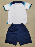 22-23 England Home World Cup Kids Soccer Jersey