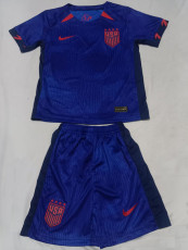 2023 USA Blue Kids Soccer Jersey 四星