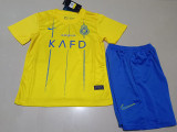 23-24 AL-Nassr Home Kids Soccer Jersey