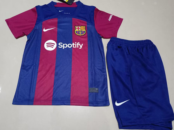 23-24 BAR Home Kids Soccer Jersey