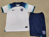 22-23 England Home World Cup Kids Soccer Jersey
