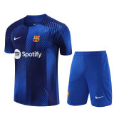 23-24 BAR Blue Training Short Suit